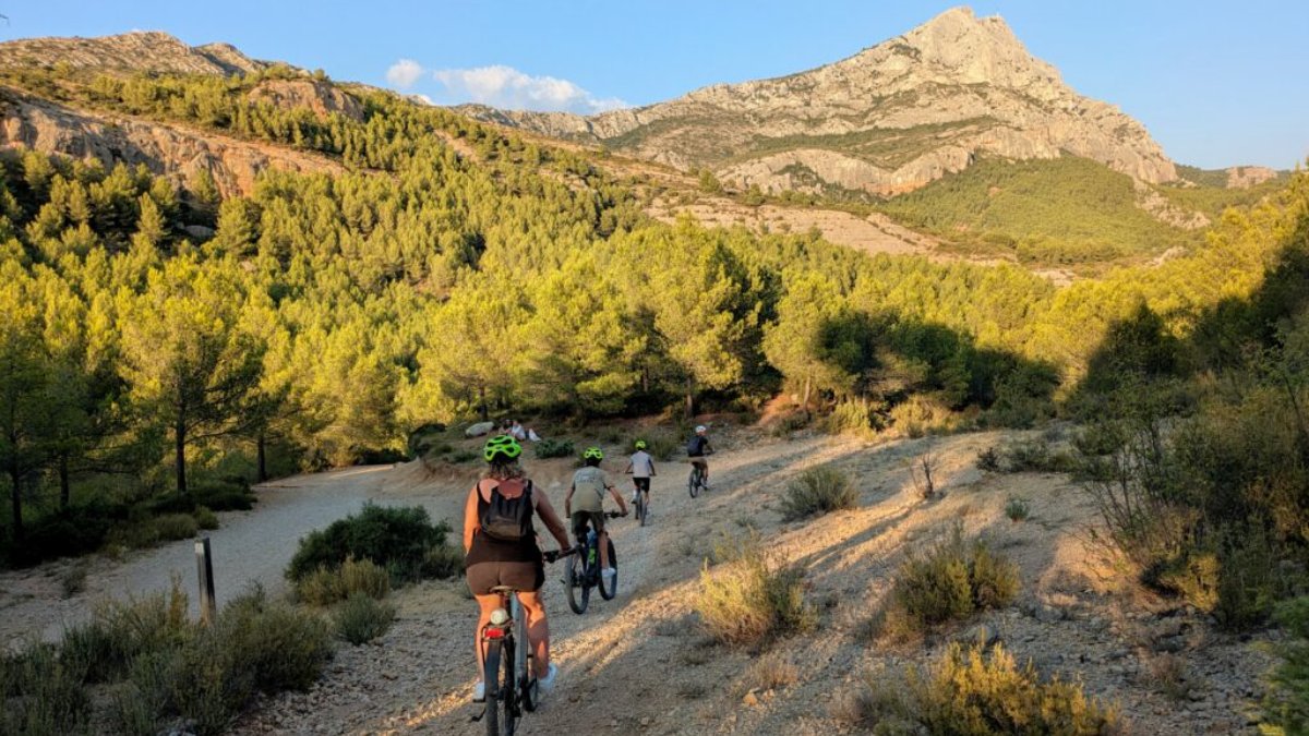 Balade au coucher du soleil, Sainte-Victoire