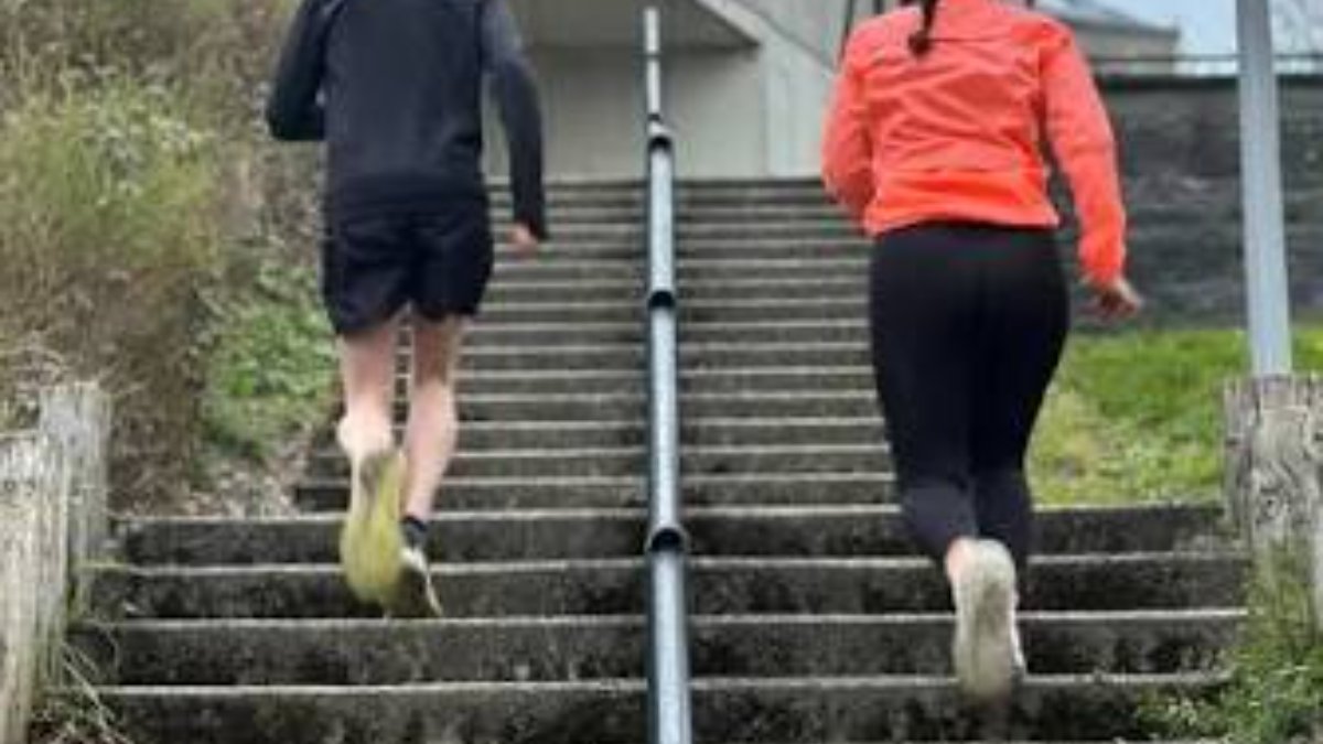 Footing tranquille entre filles, Parc Jourdan